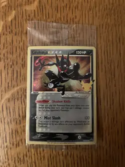 Pokemon Greninja Gold Star SWSH144 New & Sealed Promo Card Celebrations - Image 1