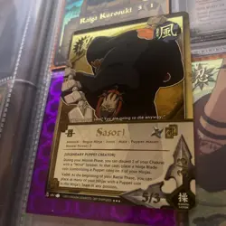 Naruto TCG CCG Sasori (Hiruko Mode) Card Super Rare English Rare LP Holo Foil - Image 2