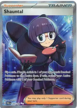 Shauntal 243/182 Paradox Rift Holo Pokémon Card 🔥 SV04 - Image 1