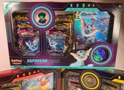 Pokemon Eeveelution Vmax Premium Collection Vaporeon Flareon Jolteon Set of 3 - Image 12