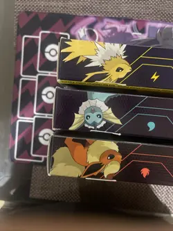 Pokemon Eeveelution Vmax Premium Collection Vaporeon Flareon Jolteon Set of 3 - Image 11