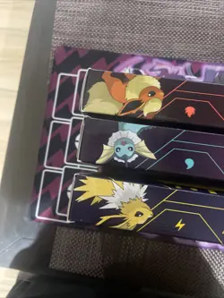 Pokemon Eeveelution Vmax Premium Collection Vaporeon Flareon Jolteon Set of 3 - Image 9