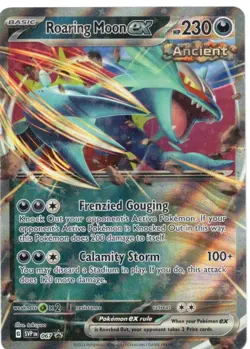Roaring Moon ex SVP067 Holo Rare 🧬 Black Star Promo NM/M Pokémon EX Card - Image 1