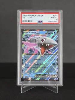 VELUZA EX 2025 Pokemon Scarlet & Violet Journey Together 043/159 PSA 10 English - Image 1