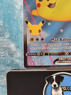Flying Pikachu VMAX 007/025 Celebrations Holo Pokemon TCG 25th Anniversary EA - Image 4