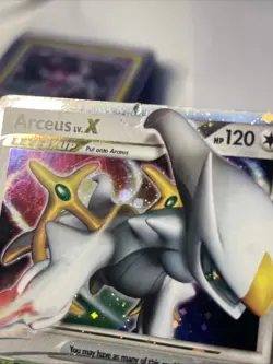Pokemon TCG Arceus Lv.X 94/99 2009 Holo DMG see pics - Image 10