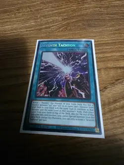 *** SEVENTH TACHYON *** 1ST EDITION SECRET RARE MINT/NM MZMT-EN016 YUGIOH! - Image 1