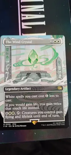 Mtg The Wind Crystal Boarderless 0330 Final Fantasy - Image 3