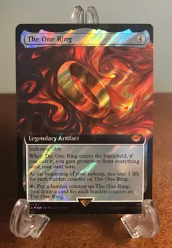 The One Ring (Extended Art) (Surge Foil) Universes Beyond: the Lord of the Rings - Image 1
