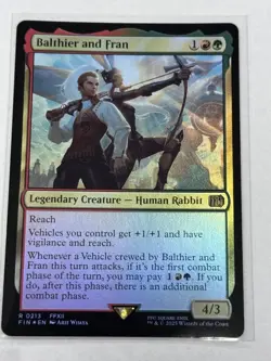 Balthier and Fran FINAL FANTASY Foil #213 - Image 2