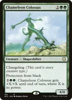 Chameleon Colossus - MTG AFC Forgotten Realms - Magic NM 153 Rare Non Foil - Image 2