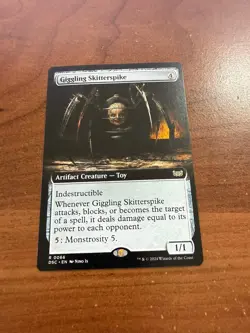 Giggling Skitterspike (Extended Art) Commander: Duskmourn: House of Horror... - Image 1