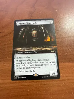 Giggling Skitterspike (Extended Art) Commander: Duskmourn: House of Horror... - Image 3