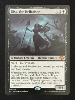 1x MTG Gisa, the Hellraiser - Outlaws of Thunder Junction (OTJ) #89 - Magic - Image 1