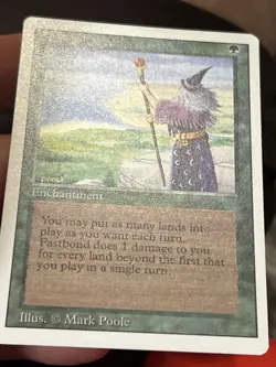 Fastbond Revised Edition Rare NM Magic: The Gathering  Normal - Image 7