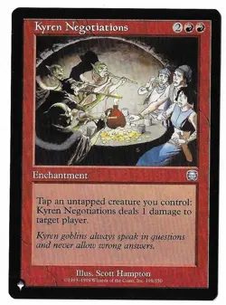 MTG Kyren Negotiations The List Mystery Booster 2 (MB2) Uncommon #198 Unplayed - Image 1