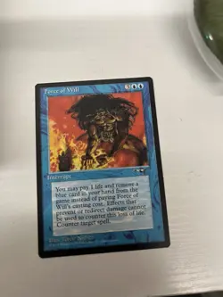 FORCE OF WILL Interrupt MTG Magic The Gathering Alliances 1996 Trading Card RARE - Image 10