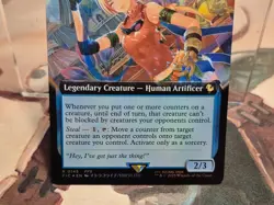 0145 Rikku, Resourceful Guardian EXTENDED ART FOIL Final Fantasy Card MTG FIN - Image 3