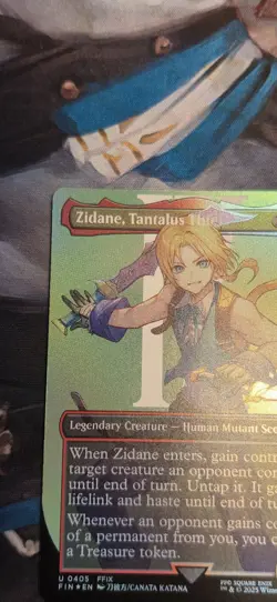 0405 Zidane, Tantalus Thief BORDERLESS FOIL Final Fantasy NM Card MTG FFIX FIN - Image 15