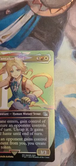 0405 Zidane, Tantalus Thief BORDERLESS FOIL Final Fantasy NM Card MTG FFIX FIN - Image 5