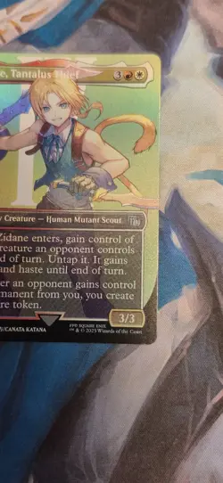 0405 Zidane, Tantalus Thief BORDERLESS FOIL Final Fantasy NM Card MTG FFIX FIN - Image 6