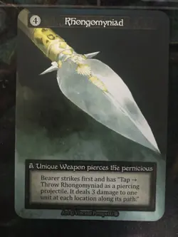 Rhongomyniad - Sorcery Arthurian Legends - Unique - Non Foil - Image 1