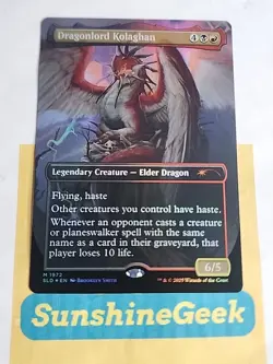 Dragonlord Kolaghan (1972) (Rainbow Foil) Secret Lair Drop Foil - Image 1
