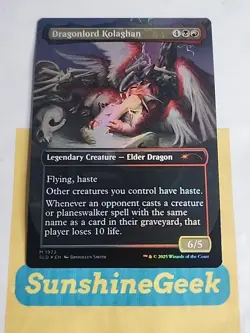 Dragonlord Kolaghan (1972) (Rainbow Foil) Secret Lair Drop Foil - Image 3