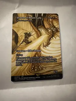 Mtg Dragon of Mount Gulg - Ancient Copper Dragon (Showcase) Final Fantasy - Image 1