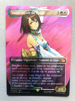 Mtg Magic Final Fantasy Yuna Hope of Spira Surge FOIL 549 Borderless French NM - Image 4