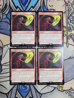 4x Overpowering Attack NM/M ACR MTG Magic - Image 3