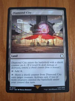 Diamond City PIP 147 Rare Fallout Universes Beyond Land NM MTG - Image 2
