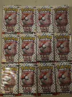 Pokemon TCG S&V 3.5: 151 Booster Pack Lot Of 12 Factory Sealed - Image 2