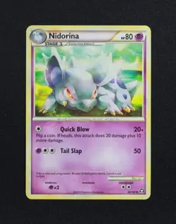 Nidorina 45/102 - HGSS Triumphant - Regular Uncommon Pokemon - LP - Image 3