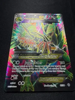Mega M Sceptile EX Full Art Holo 85/98 XY Ancient Origins NM Pokemon Card - Image 4