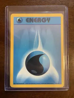 1999 Pokémon Misty's TRAINER DECK B Water Energy MINT 102/102 Red Back RARE - Image 8