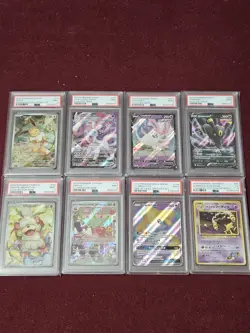 Pokemon TCG Graded PSA 9 Card Lot of 8! Illustration Rare cards!!!! - Image 1