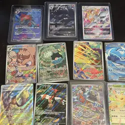 11 Card Pokemon Lot Illustration Rare Full Arts - Image 1