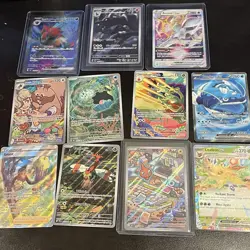 11 Card Pokemon Lot Illustration Rare Full Arts - Image 3