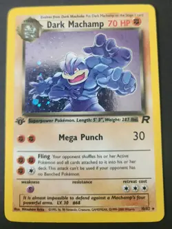 Dark Machamp #10/82 Pokemon Team Rocket Holo First Edition 1st Ed 10/82 - Image 1