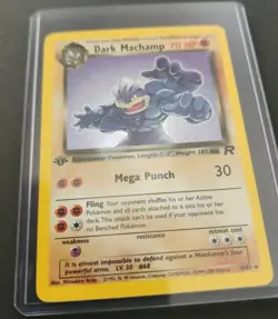 Dark Machamp #10/82 Pokemon Team Rocket Holo First Edition 1st Ed 10/82 - Image 14