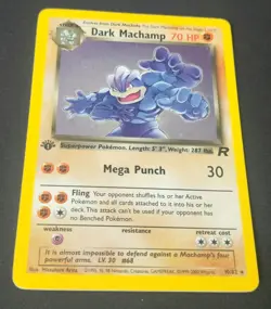 Dark Machamp #10/82 Pokemon Team Rocket Holo First Edition 1st Ed 10/82 - Image 3