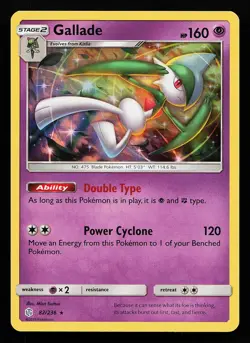 Gallade 82/236 Holo Rare Cosmic Eclipse Pokémon Card - Image 1