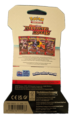 1x Pokemon Scarlet & Violet Destined Rivals Booster Pack Factory Sealed 10 Cards - Image 6