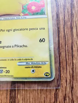 Pokemon TCG Pikachu World Italian Promo 2010 - Image 3