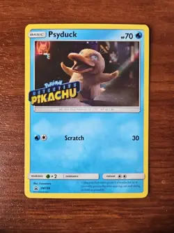 Pokemon Promo #SM199 - PSYDUCK (Detective Pikachu Stamp), Holo - Image 3