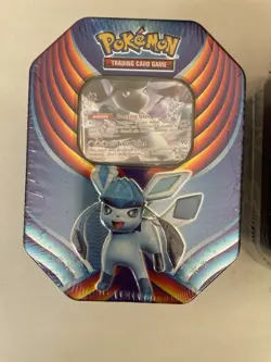 Pokemon Evolution Celebration Set 3 Tins GLACEON GX SYLVEON LEAFEON NEW SEALED - Image 6