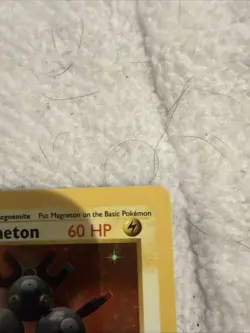 Magneton Shadowless Holo Base Set 9/102 Wizards Pokémon TCG Unlimited Rare Card - Image 4