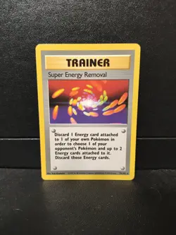 Pokémon Card Super Energy Removal Base Set 79/102 1st Edition - Image 3
