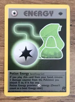 Potion Energy 82/82 LP 1st Edition 2000 Pokemon Team Rocket WOTC Card TCG - Image 1